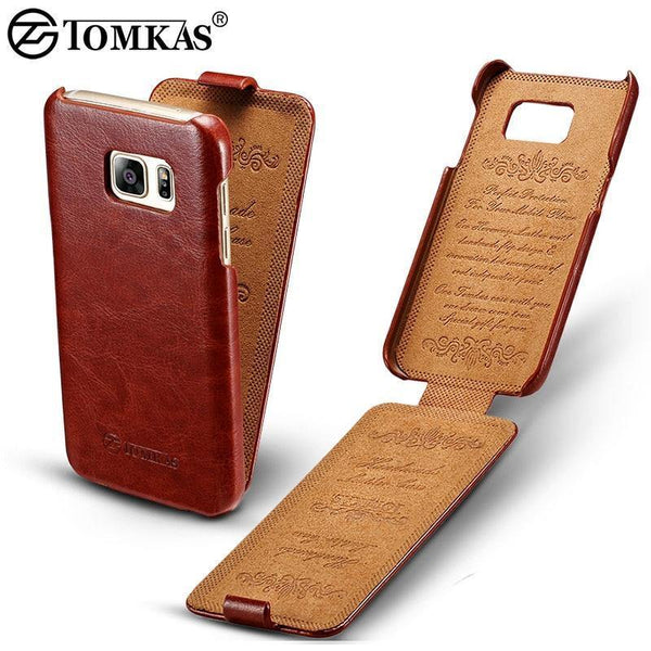 Planet Gates Tomkas Leather Case For Samsung Galaxy S6 G9200 Retro Phone Bag Flip Cover For Samsung Galaxy S6 Edge Cases Luxury Coque