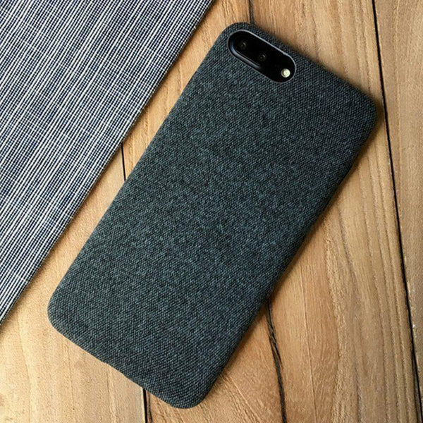 Planet Gates TOMKAS Linen Soft Cloth Case For iPhone X 6 7 8 Cases Luxury Cover Cotton Coque Phone Case For iPhone 6S 7 8 Plus Back Cover