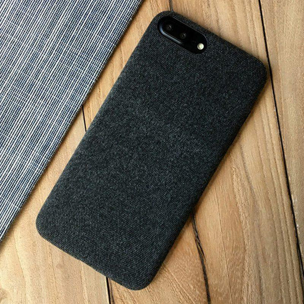 Planet Gates TOMKAS Linen Soft Cloth Case For iPhone X 6 7 8 Cases Luxury Cover Cotton Coque Phone Case For iPhone 6S 7 8 Plus Back Cover
