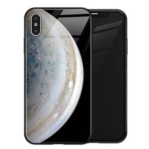 Planet Gates TOMKAS Luxury Space Cover Case for iPhone X XS MAX XR XS Glass Silicone Phone Case for iPhone 7 8 Plus Cases for iPhone 6 S 6s