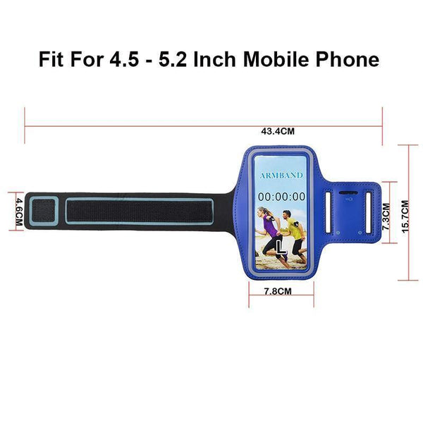 Planet Gates TOMKAS Sport Case For iPhone 7 6 6s 4.7 inch Phone Waterproof Sport Armband Arm Band Belt Cover Running GYM Phone Bag Case