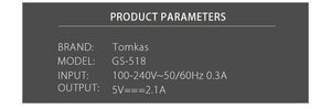 Planet Gates Tomkas Universal USB Charger For Phone Travel Fast Charging EU Plug Wall Charger USB Adapter For Mobile Phone Charger NEW SYLE