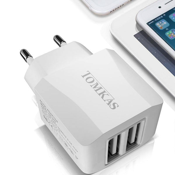 Planet Gates Tomkas Universal USB Charger For Phone Travel Fast Charging EU Plug Wall Charger USB Adapter For Mobile Phone Charger NEW SYLE