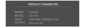 Planet Gates Tomkas USB Universal Portable Travel USB Charger Adapter 5V2.1A EU Plug Mobile Phone Charger For iPhone Universal Wall Charger