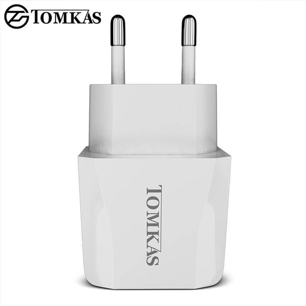 Planet Gates Tomkas USB Universal Portable Travel USB Charger Adapter 5V2.1A EU Plug Mobile Phone Charger For iPhone Universal Wall Charger