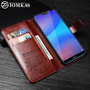 Planet Gates TOMKAS Wallet Case For HUAWEI P20 Lite Flip Coque Leather With Stand Phone Bag Case Cover For Huawei P20 Lite Cases P20 P20 Pro