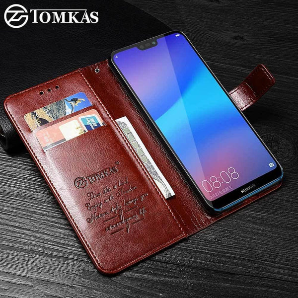 Planet Gates TOMKAS Wallet Case For HUAWEI P20 Lite Flip Coque Leather With Stand Phone Bag Case Cover For Huawei P20 Lite Cases P20 P20 Pro