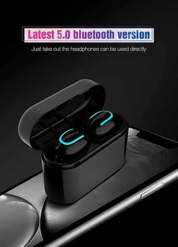 Planet Gates TOMKAS Wireless Headphones 5.0 Stereo Earbuds Bluetooth Earphone Headphones TWS Wireless Bluetooth Headset with Charging Box