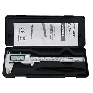 Planet Gates TON09 6-Inch 150mm Stainless Steel Electronic Digital Vernier Caliper Metal Micrometer Measuring