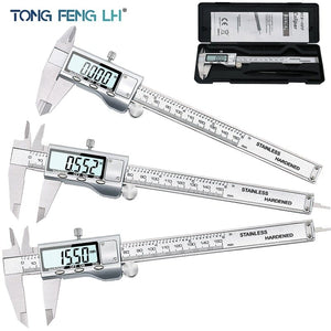 Planet Gates TON09 6-Inch 150mm Stainless Steel Electronic Digital Vernier Caliper Metal Micrometer Measuring