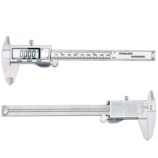 Planet Gates TON09 6-Inch 150mm Stainless Steel Electronic Digital Vernier Caliper Metal Micrometer Measuring