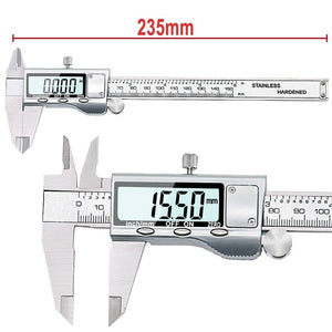 Planet Gates TON09 6-Inch 150mm Stainless Steel Electronic Digital Vernier Caliper Metal Micrometer Measuring