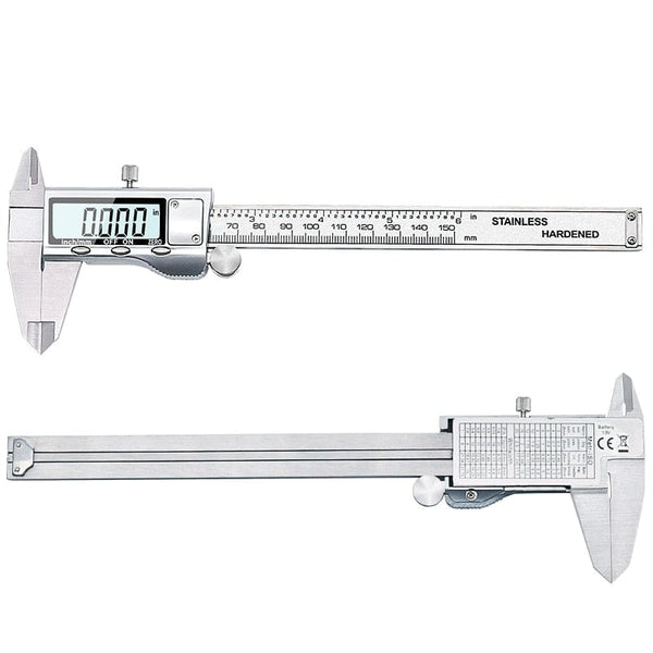 Planet Gates TON09 6-Inch 150mm Stainless Steel Electronic Digital Vernier Caliper Metal Micrometer Measuring