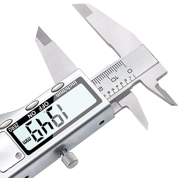 Planet Gates TON09 6-Inch 150mm Stainless Steel Electronic Digital Vernier Caliper Metal Micrometer Measuring
