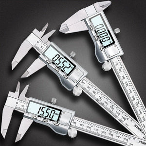 Planet Gates TON09 6-Inch 150mm Stainless Steel Electronic Digital Vernier Caliper Metal Micrometer Measuring