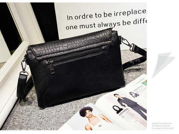 Planet Gates Tonny Kizz crossbody messenger bags for women envelope with alligator prints crossbody bag PU leather female shoulder bag clutch