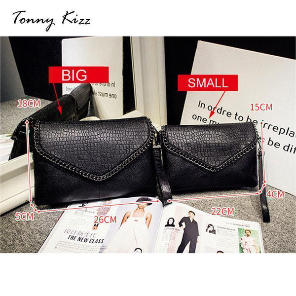 Planet Gates Tonny Kizz crossbody messenger bags for women envelope with alligator prints crossbody bag PU leather female shoulder bag clutch