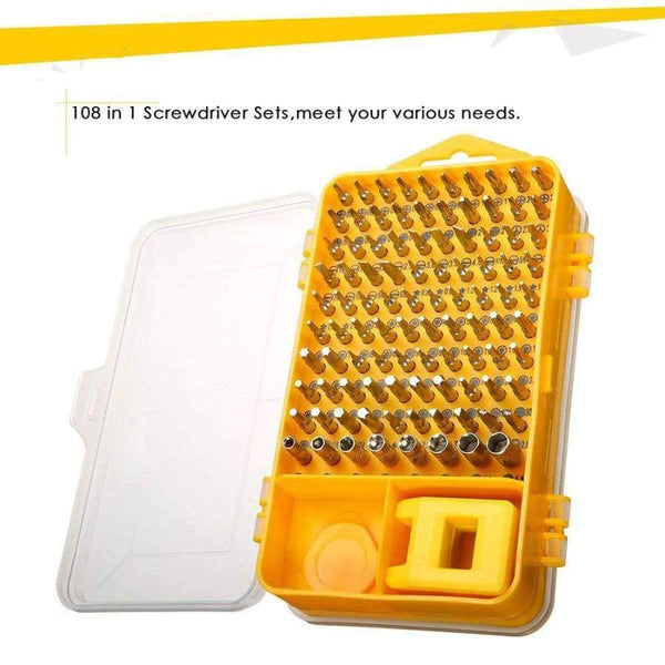 Planet Gates Tool Set 108 In 1 Precision Screwdriver Set Multi-function Magnetic Tool Kit For IPhone X, 8, 7 ,Computer,Tablet