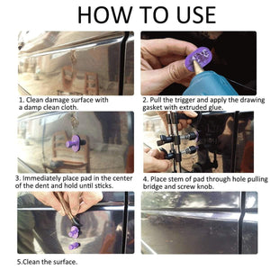 Planet Gates Tools Kit 11pcs Car Dent Removal Paintless Repair Tool Car Auto Body Straightening Repair Hand Tools