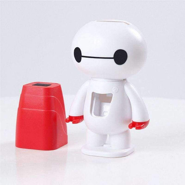 Planet Gates Toothbrush Automatic Toothpaste Dispenser Bathroom Accessories Cartoon Baymax Kids Plastic Toothbrush Holder Bathroom Products