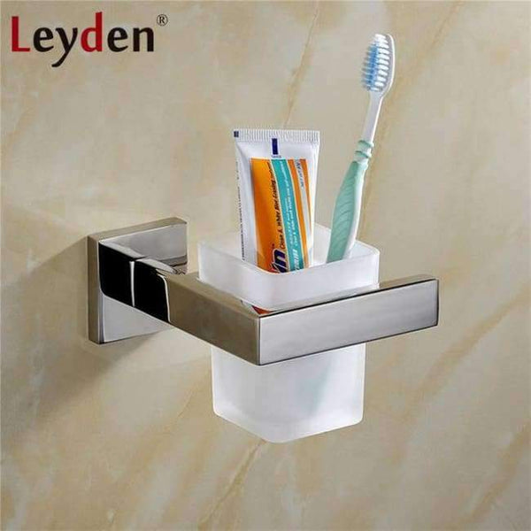 Planet Gates Toothbrush Holder Leyden SUS 304 Stainless Steel Bathroom Hardware Set Chrome Polished Paper Holder Towel Bar Robe Hook Bathroom Accessories Bath