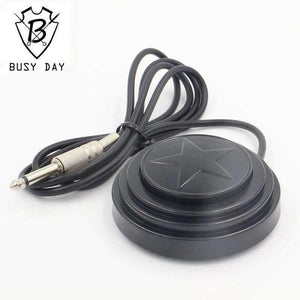 Planet Gates Top Fashion Tattoo Power Round 360 Star Tattoo Machine Footswitch Foot Pedal Controller Power Supply Free Shipping