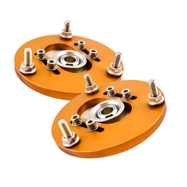 Planet Gates Top Mount Plate For BMW E36 3 Serie 316 318 323 325 328 M3 Coilover Suspension Camber Plate Suspension Coilover Struts 2PCS
