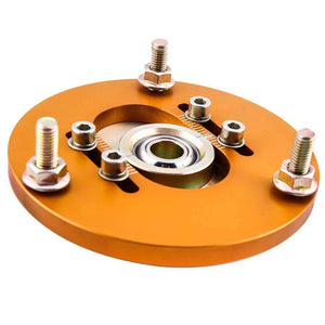 Planet Gates Top Mount Plate For BMW E36 3 Serie 316 318 323 325 328 M3 Coilover Suspension Camber Plate Suspension Coilover Struts 2PCS
