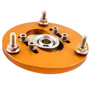 Planet Gates Top Mount Plate For BMW E36 3 Serie 316 318 323 325 328 M3 Coilover Suspension Camber Plate Suspension Coilover Struts 2PCS