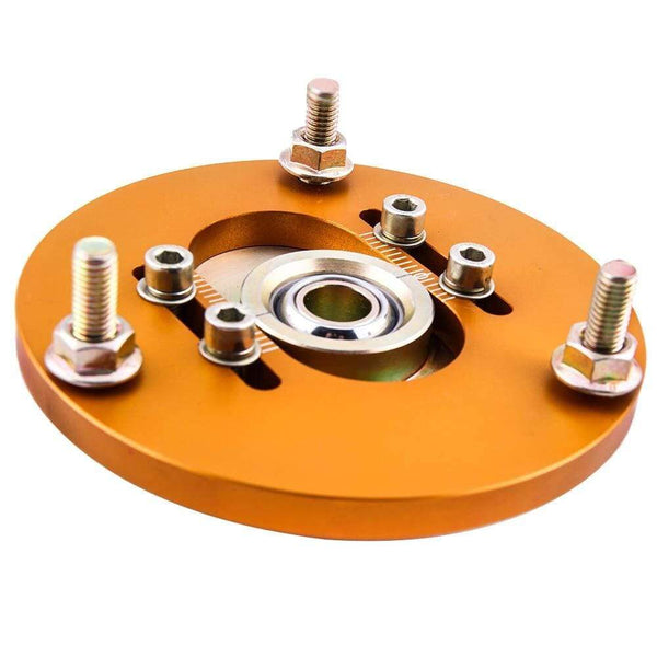 Planet Gates Top Mount Plate For BMW E36 3 Serie 316 318 323 325 328 M3 Coilover Suspension Camber Plate Suspension Coilover Struts 2PCS