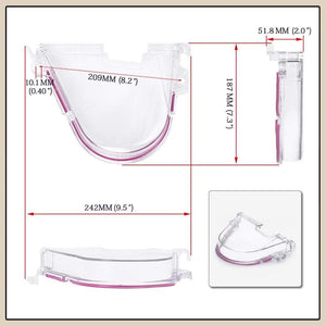 Planet Gates Top One Clear Cam Gear Cover Timing Belt Turbo Crank Pulley For Honda 96-00 EK With PQY Sticker JR6337