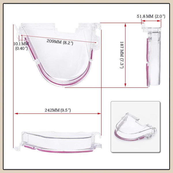 Planet Gates Top One Clear Cam Gear Cover Timing Belt Turbo Crank Pulley For Honda 96-00 EK With PQY Sticker JR6337