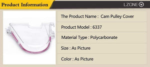 Planet Gates Top One Clear Cam Gear Cover Timing Belt Turbo Crank Pulley For Honda 96-00 EK With PQY Sticker JR6337