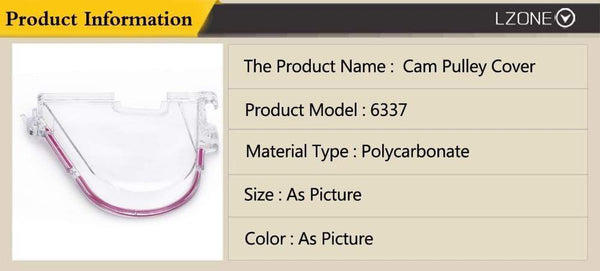 Planet Gates Top One Clear Cam Gear Cover Timing Belt Turbo Crank Pulley For Honda 96-00 EK With PQY Sticker JR6337