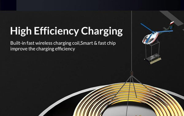Planet Gates TOPK 10W Wireless Charger For iPhone X/XS Max XR 8 Plus Fast Charging for Samsung S8 S9 Note 9 8 Phone Charger Pad