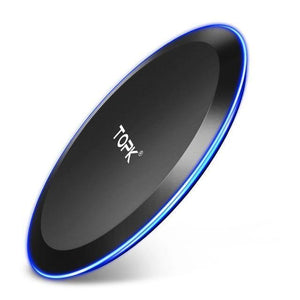 Planet Gates TOPK 10W Wireless Charger For iPhone X/XS Max XR 8 Plus Fast Charging for Samsung S8 S9 Note 9 8 Phone Charger Pad