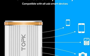 Planet Gates TOPK 18W Quick Charge 3.0 USB Charger 1-Port Travel Wall Mobile Phone Charger for Samsung Xiaomi Huawei Adapter EU US Plug