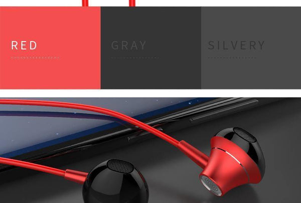 Planet Gates TOPK 3.5mm Heavy Bass Wired Earphone In-Ear Earphones With Mic Universal Comforted Earbud Volume Control Stereo Sport Headset