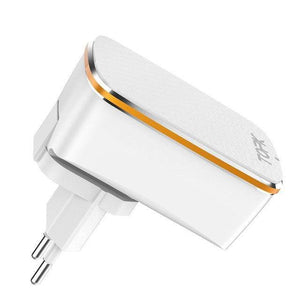 Planet Gates TOPK 3-Port 5V/3.4A 17W Auto-ID EU&US 2-IN-1 Travel Wall Mobile Phone USB Charger Adapter for iPhone Samsung Xiaomi Huawei
