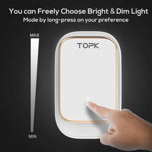 Planet Gates TOPK 3-Port Mobile Phone Charger 5V 3.4A(Max) Travel USB Charger for iPhone Xs Max 8 Samusung Phone Charger LED Lamp US EU AU UK