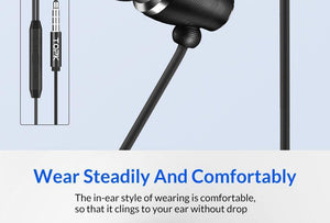 Planet Gates TOPK F07 Stereo Bass Earphone  3.5mm Jack In-ear Sport Wired Earphones with mic for iPhone Xiaomi Samsung Phone Computer Headset