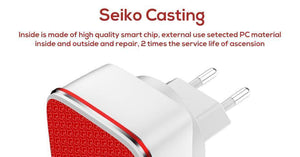 Planet Gates TOPK Fast USB Charger 21W Quick Charge 2.0 Mobile Phone Charger Auto-ID Dual USB Wall Charger Adapter For Samsung Xiaomi Huawei