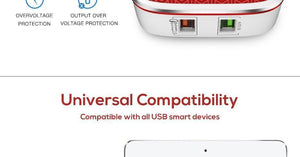 Planet Gates TOPK Fast USB Charger 21W Quick Charge 2.0 Mobile Phone Charger Auto-ID Dual USB Wall Charger Adapter For Samsung Xiaomi Huawei