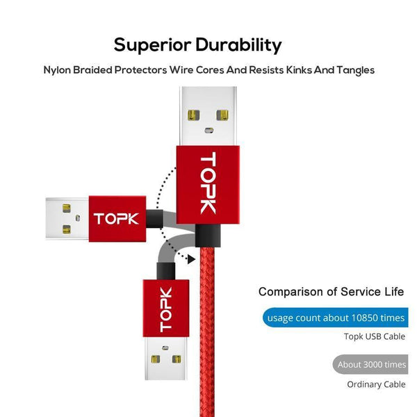 Planet Gates TOPK Magnetic USB Cable For iPhone Xs Max Micro USB Type C Magnet Charger  Data Charging Moblie Phone Cables for Samsung Xiaomi