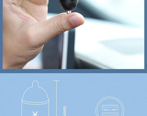 Planet Gates TOPK Mini USB Car Charger For iPhone Xiaomi Mobile Phone Tablet 3.1A Fast Charging  Dual USB Car-Charger Adapter in Car