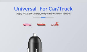 Planet Gates TOPK USB Car Charger Quick Charge 3.0 Mobile Phone Charger Fast QC3.0 Car-Charger for Samsung Xiaomi Huawei Adapter in Car