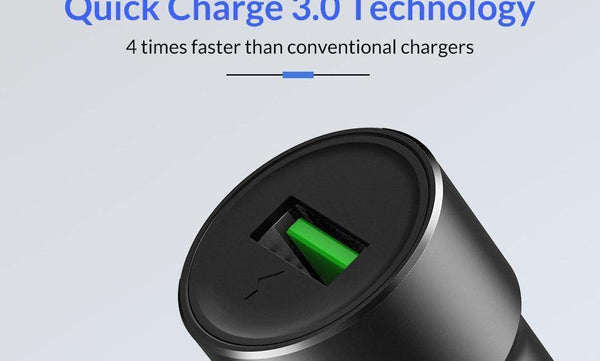 Planet Gates TOPK USB Car Charger Quick Charge 3.0 Mobile Phone Charger Fast QC3.0 Car-Charger for Samsung Xiaomi Huawei Adapter in Car