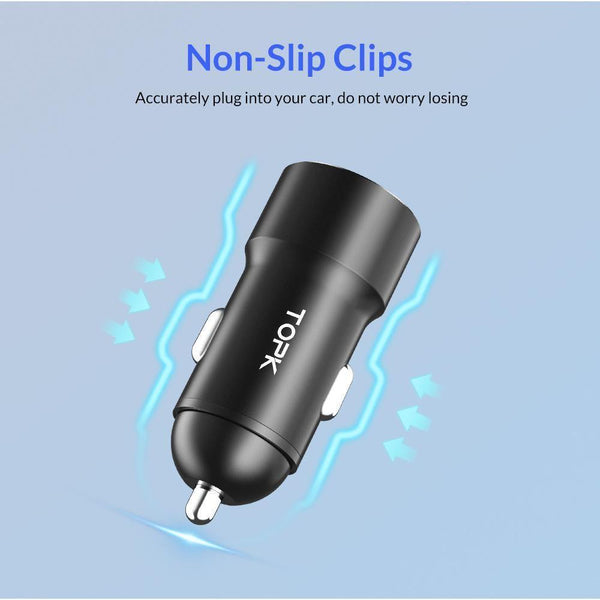 Planet Gates TOPK USB Car Charger Quick Charge 3.0 Mobile Phone Charger Fast QC3.0 Car-Charger for Samsung Xiaomi Huawei Adapter in Car