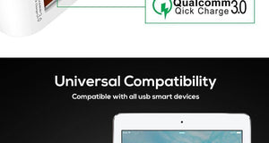 Planet Gates TOPK USB Charger EU&US 2-IN-1 Quick Charge 3.0 Fast Travel Wall Adapter Mobile Phone Charger for Samsung Xiaomi Huawei