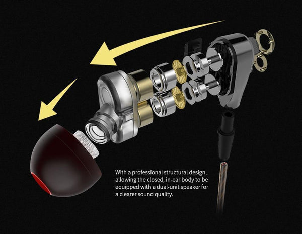 Planet Gates TOPK Wired Earphone For Phone Dual Driver HiFi Stereo In-Ear Headset 3.5mm Sport Running Earphones With Microphone Earbuds